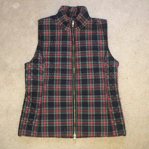 Vineyard Vines Woman’s Holiday Plaid Puffer Vest